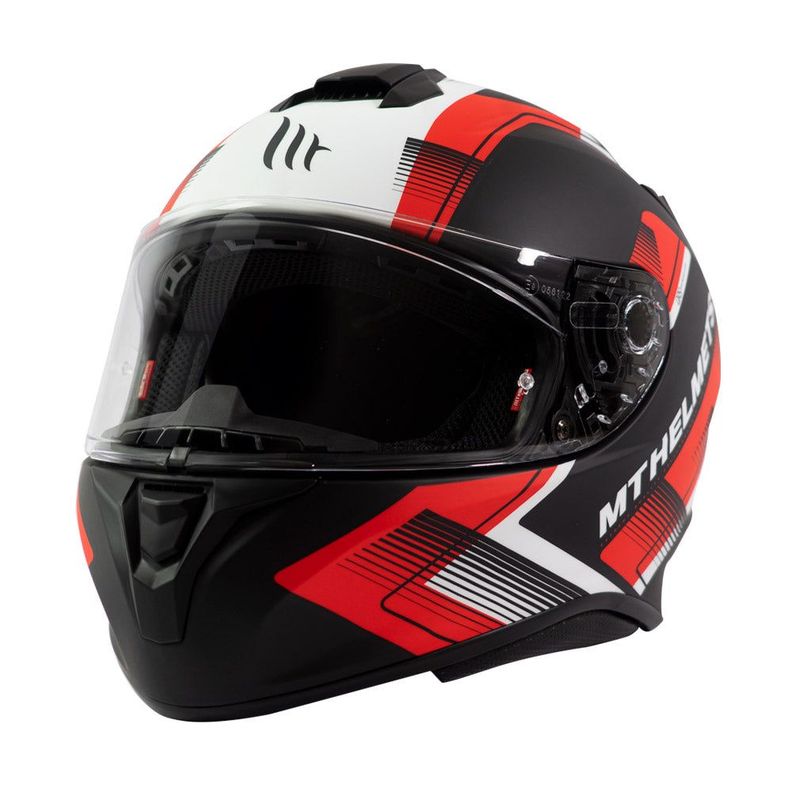 Casco De Moto Mt Helmets Targo Ivy D5 Rojo Mate-1