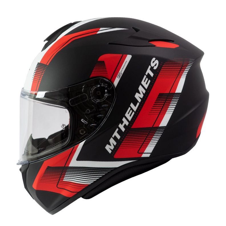 Casco De Moto Mt Helmets Targo Ivy D5 Rojo Mate-0