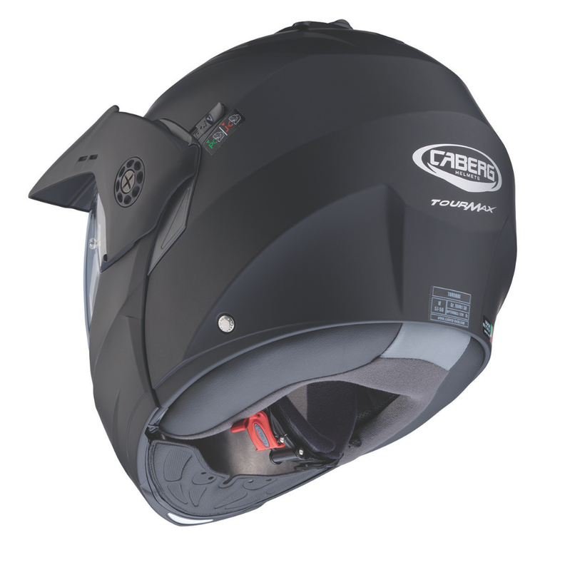 Casco de Moto Doble Proposito CABERG Tourmax X Black Matt-3