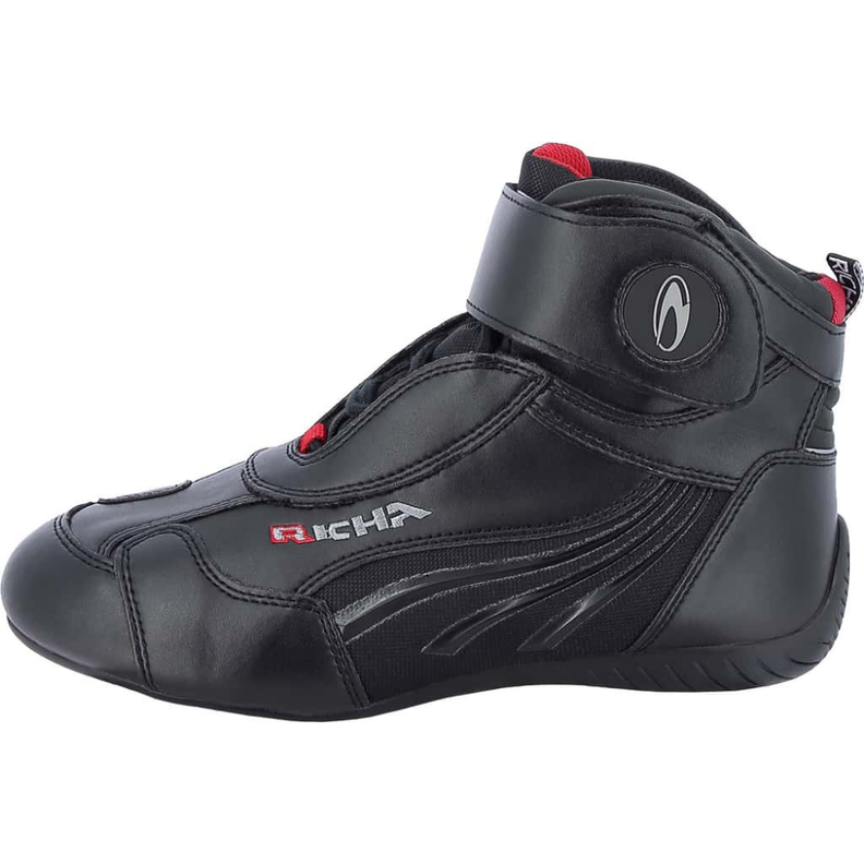 Bota De Moto Richa Kart Cuero Black-1