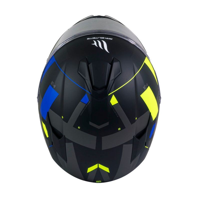 Casco MT FF106 Targo Veneris A1 Azul Mate-4