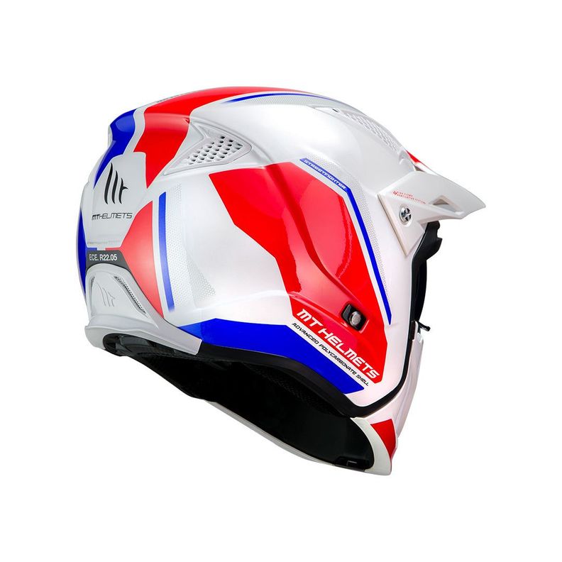 Casco De Moto Mt Streetfighter Sv Twin B7 Azul/perla Brillo-1