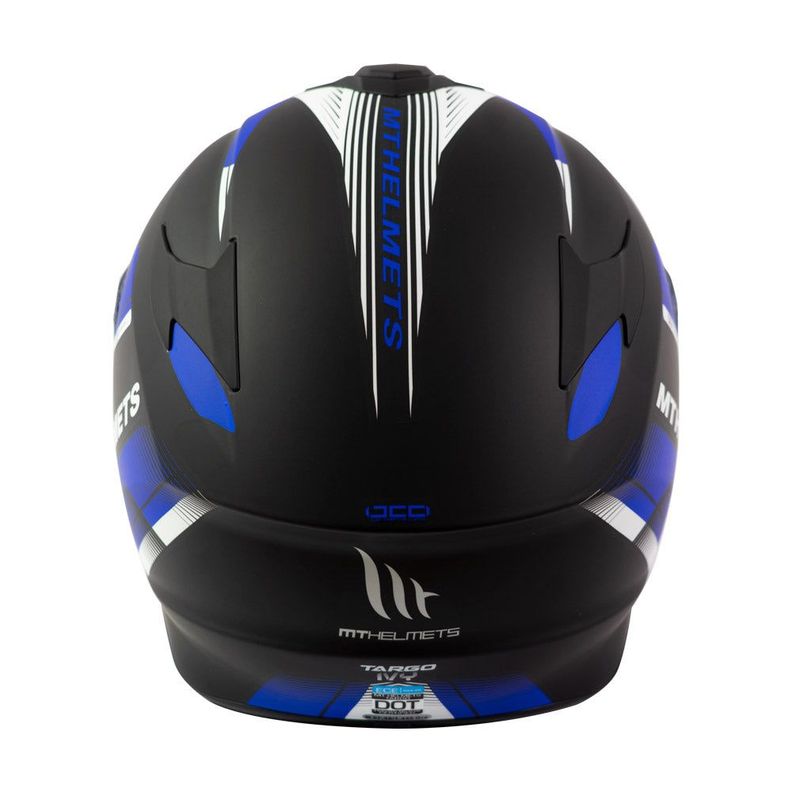Casco De Moto Mt Helmets Targo Ivy D7 Azul Mate-4