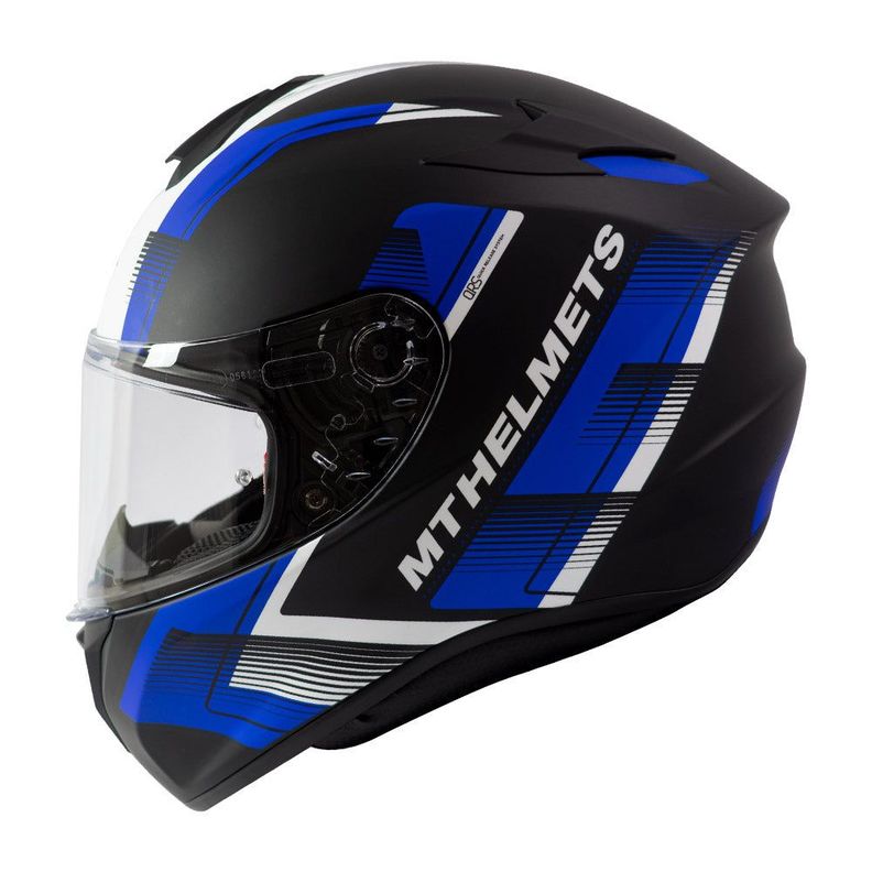 Casco De Moto Mt Helmets Targo Ivy D7 Azul Mate-0
