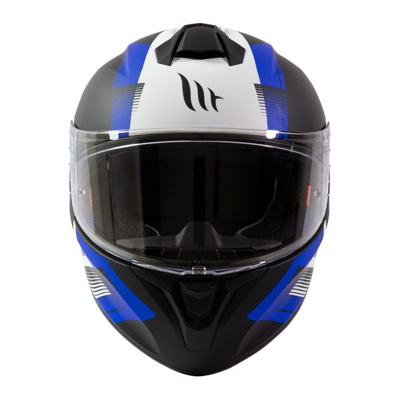 Casco De Moto Mt Helmets Targo Ivy D7 Azul Mate-3