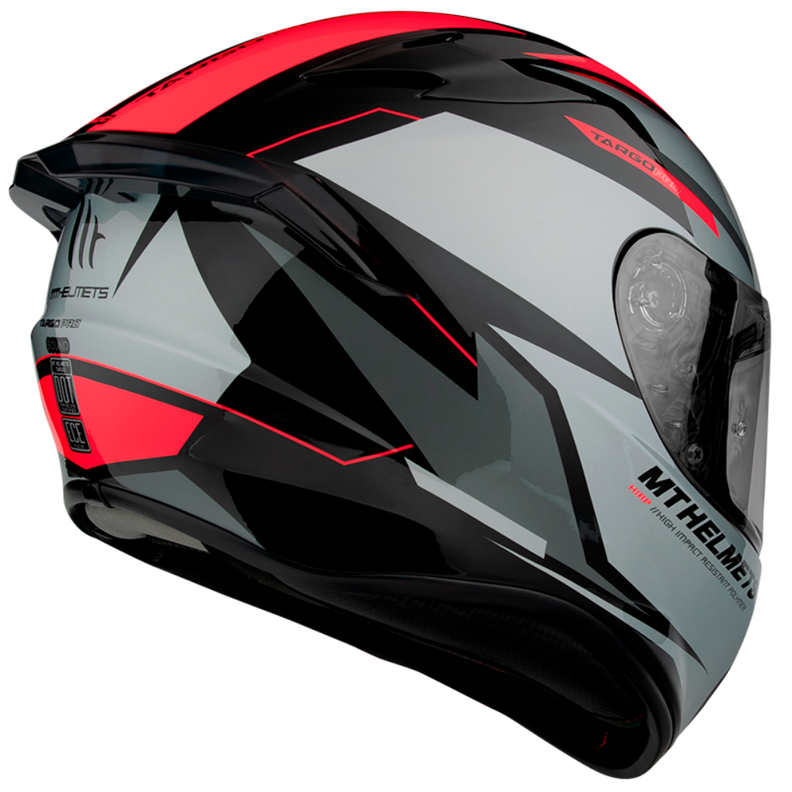 Casco De Moto Mt Helmets Targo Pro Sound A5 Rojo Brillo-1