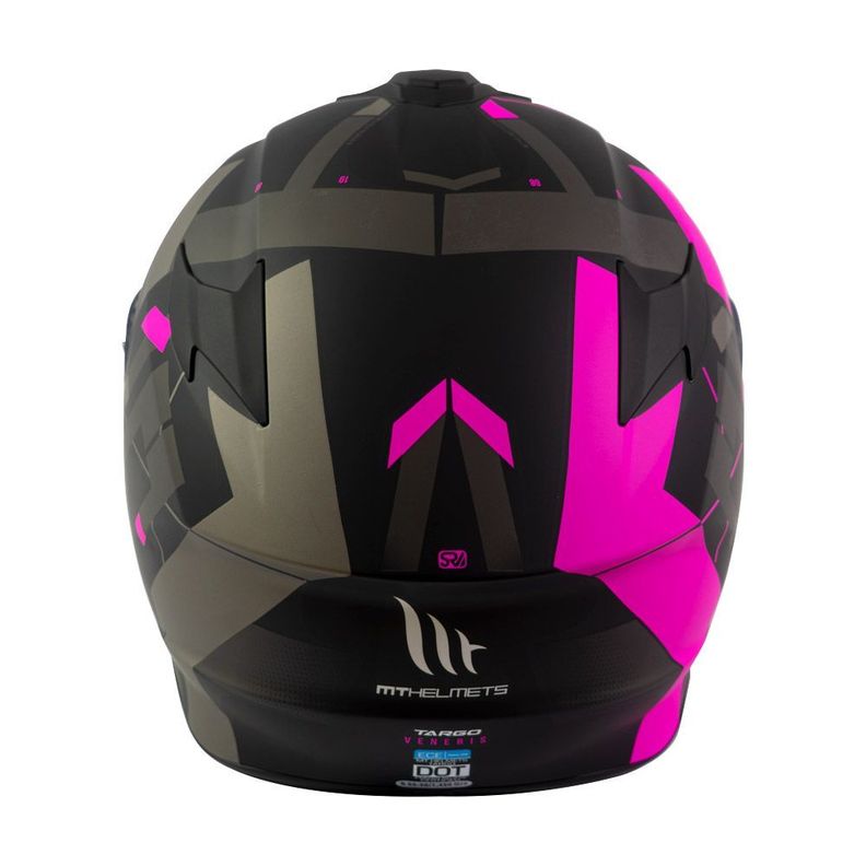 Casco MT Targo Veneris B8 Rosa Mate -4