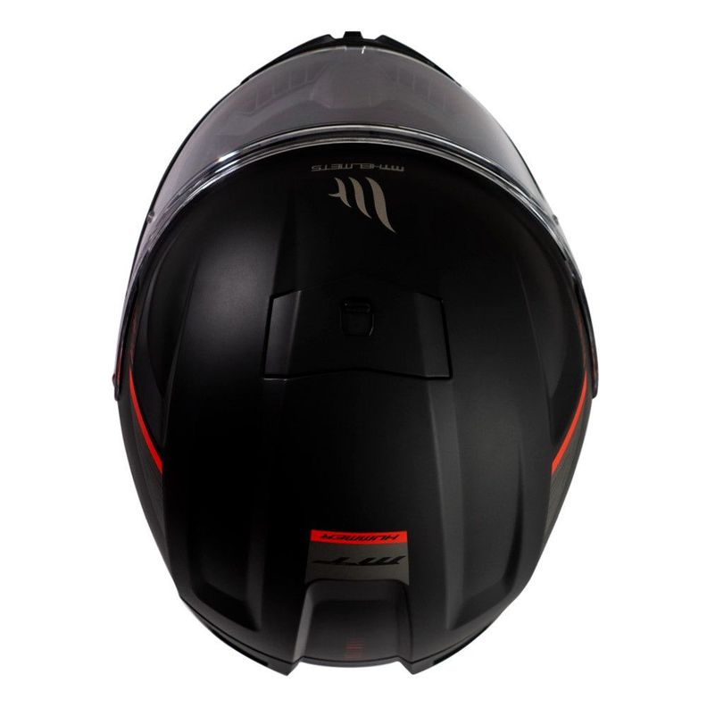 Casco De Moto Mt Helmets Hummer Solid Negro Mate + Regalo-5