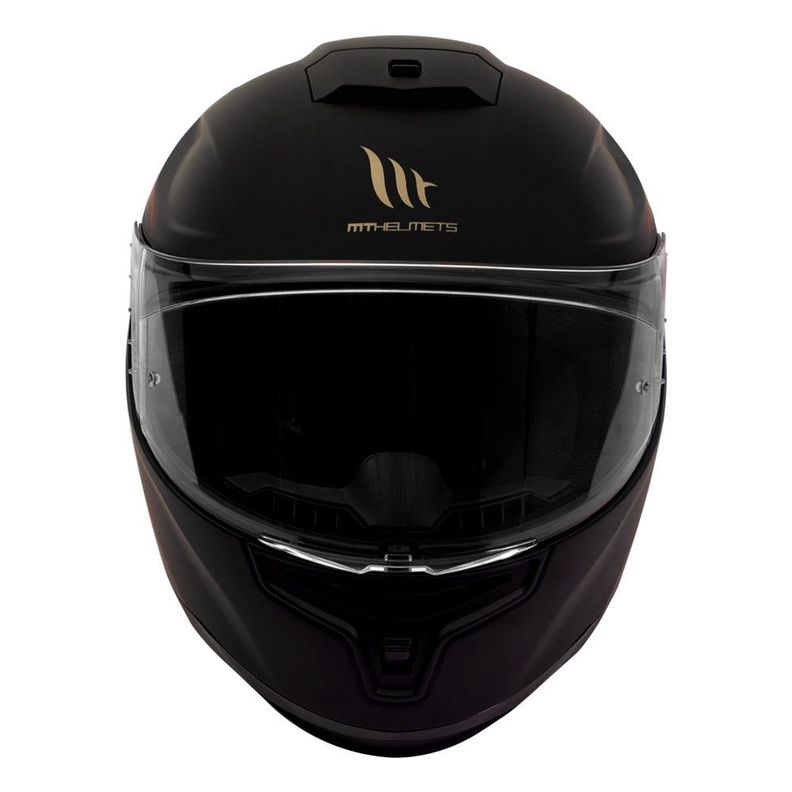 Casco De Moto Mt Helmets Hummer Solid Negro Mate + Regalo-0