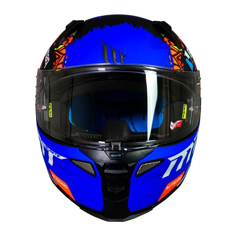Casco De Moto Mt Helmets Revenge  2 Moto 3 A1 Negro Mate-3