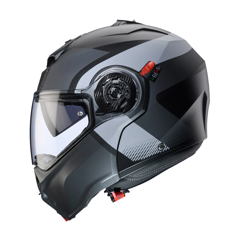 Casco para moto Caberg Duke Evo Indy Matt Black/Gun Metal/Grey