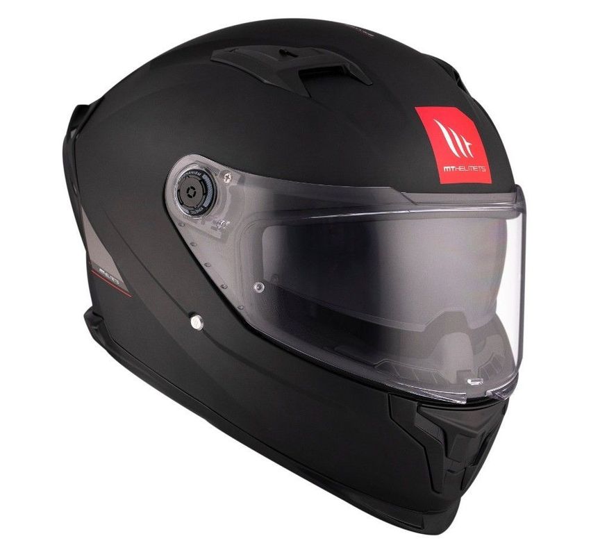 Casco MT Braker SV Solid A1 Negro Mate-1