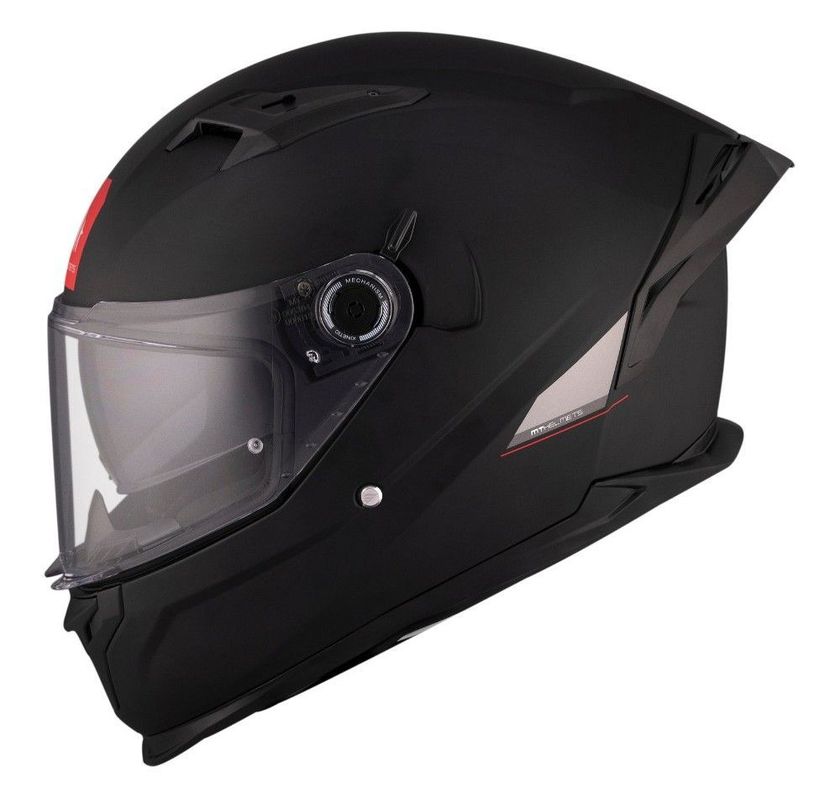 Casco MT Braker SV Solid A1 Negro Mate-2