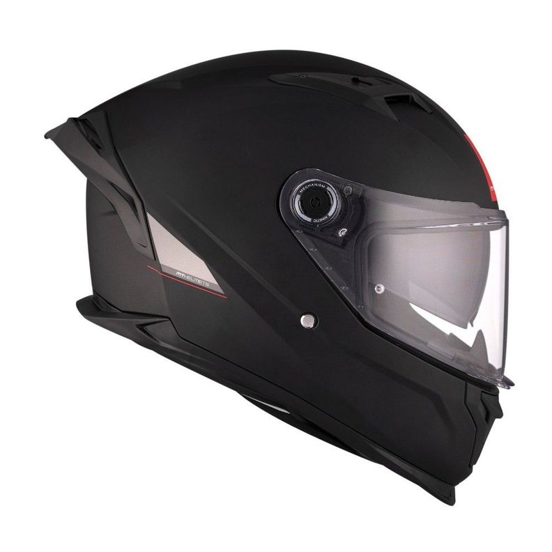 Casco MT Braker SV Solid A1 Negro Mate-3