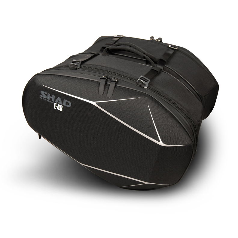 Shad Bolso Lateral 40-52 litros E48 (X0SE48) Negro