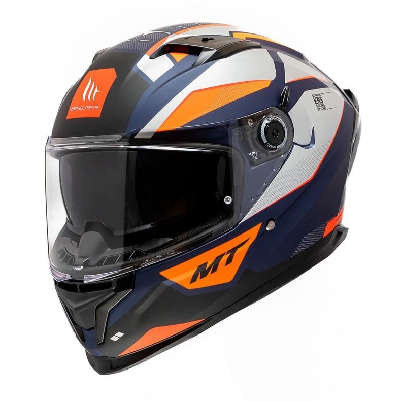 Casco MT Braker SV Pursuit C4 Naranja Mate-0