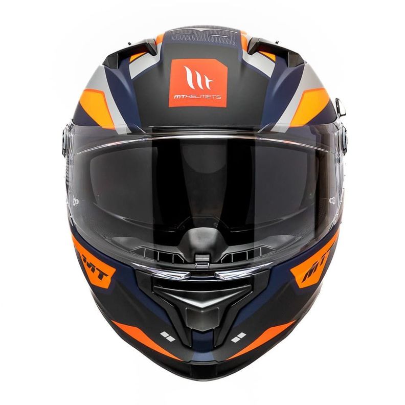 Casco MT Braker SV Pursuit C4 Naranja Mate-2