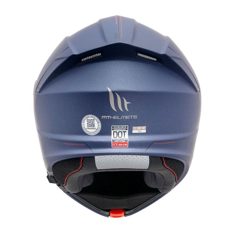 Casco MT Genesis SV Solid A7 Azul Mate-5