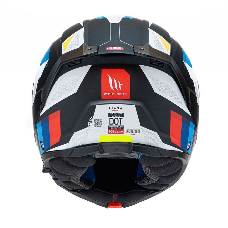 Casco MT Atom 2 SV Bast A1 Negro Mate + Pinlock-4