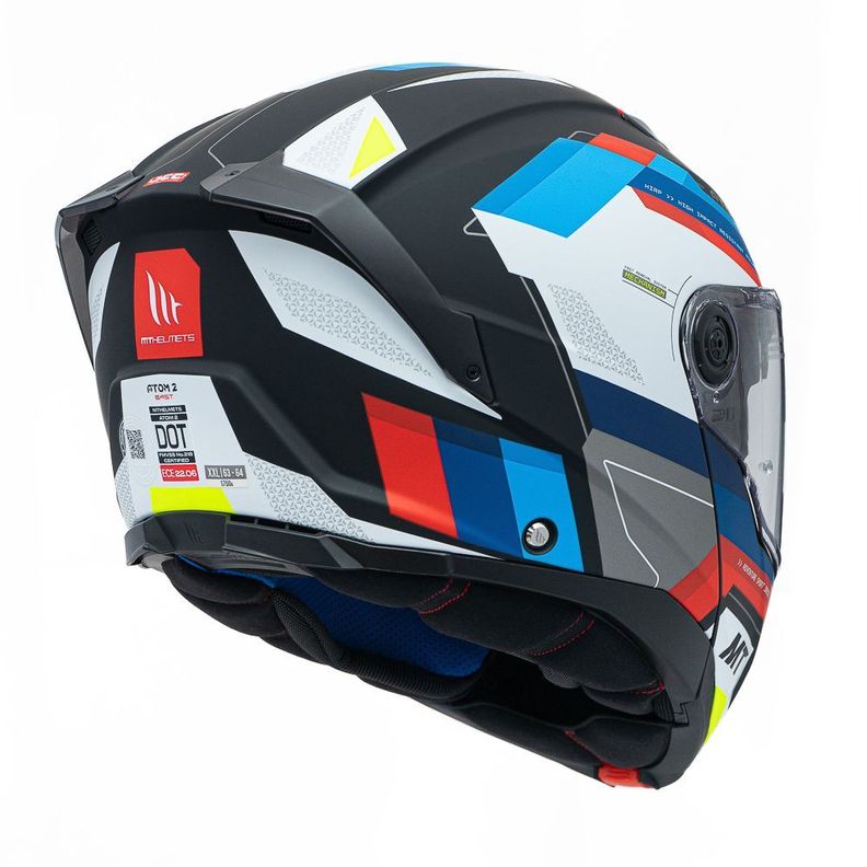 Casco MT Atom 2 SV Bast A1 Negro Mate + Pinlock-5