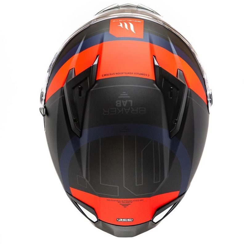 Casco MT Braker SV Lab E5 Rojo Mate-5