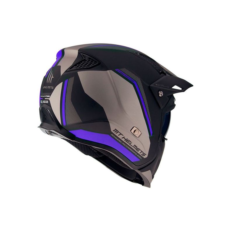 Casco De Moto Mt Helmets Streetfighter Sv Twin C7 Azul Mate-1
