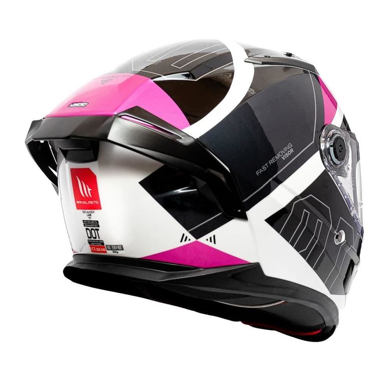 Casco MT Braker SV Lab A8 Rosa Brillo-3