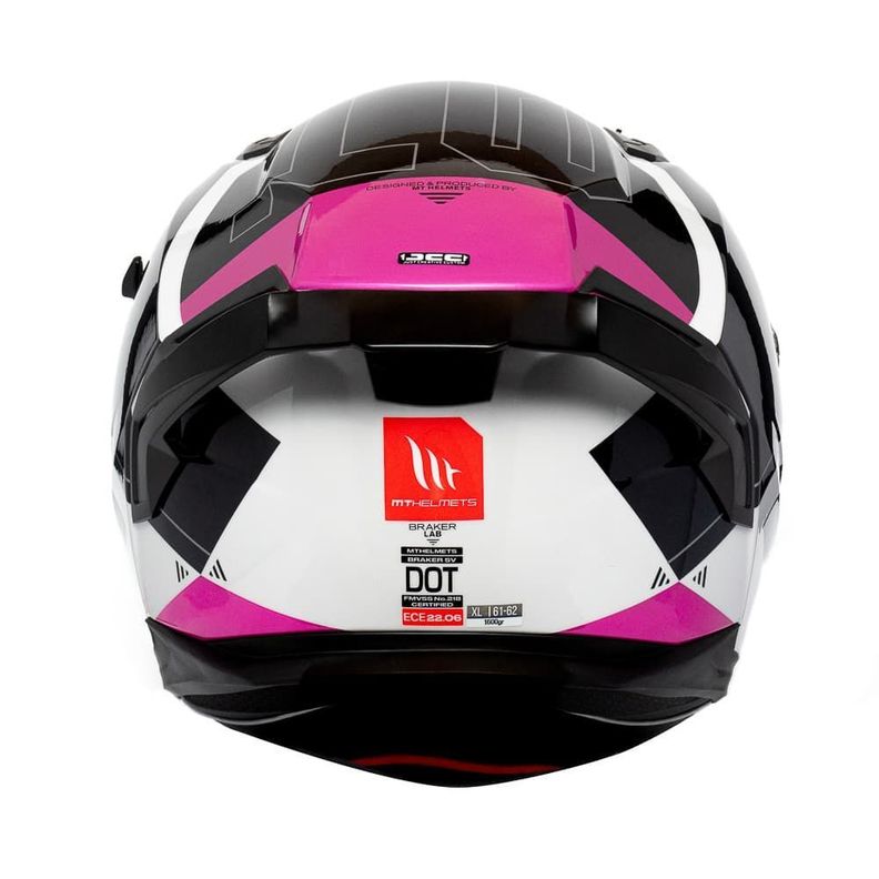 Casco MT Braker SV Lab A8 Rosa Brillo-4