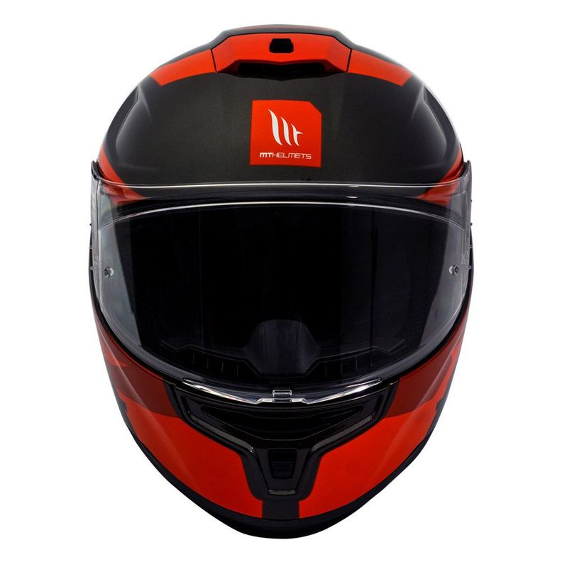 Casco De Moto Mt Helmets Hummer Quo B5 Rojo Brillo + Regalo-0