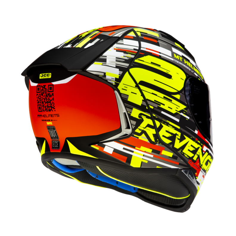 Casco De Moto Mt Helmets Revenge 2 Baye A5 Rojo Brillo-3