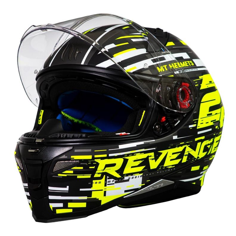 Casco De Moto Mt Helmets  Revenge 2 Baye A1 Negro Mate-2