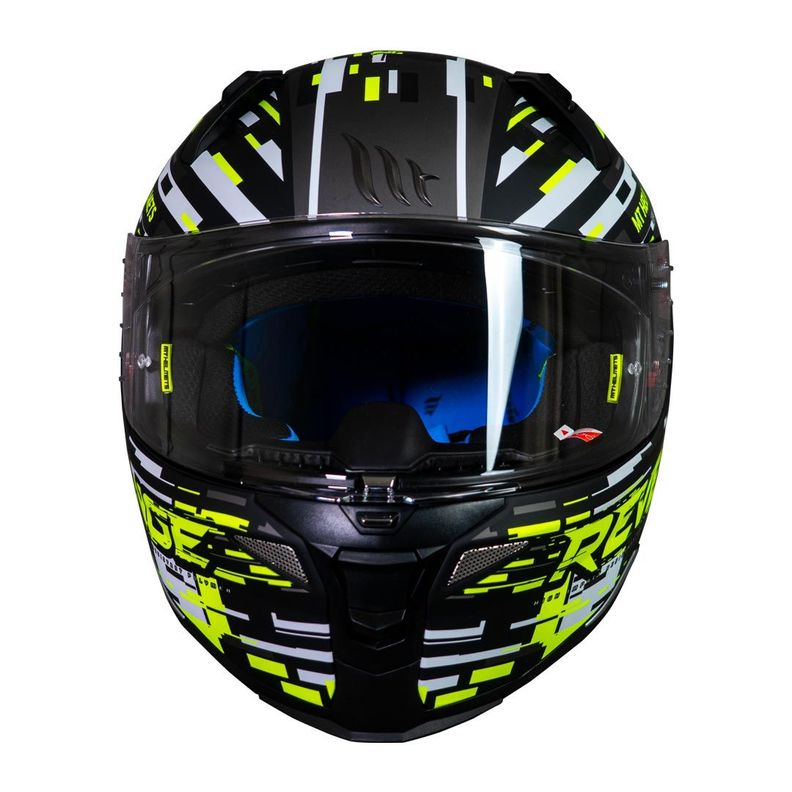 Casco De Moto Mt Helmets  Revenge 2 Baye A1 Negro Mate-3