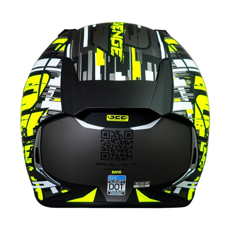 Casco De Moto Mt Helmets  Revenge 2 Baye A1 Negro Mate-4