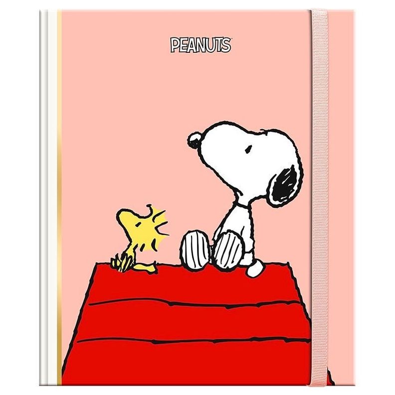 Libreta Lujo Cuaderno SNOOPY FULL LIBRO + Marcadores Pastel-1
