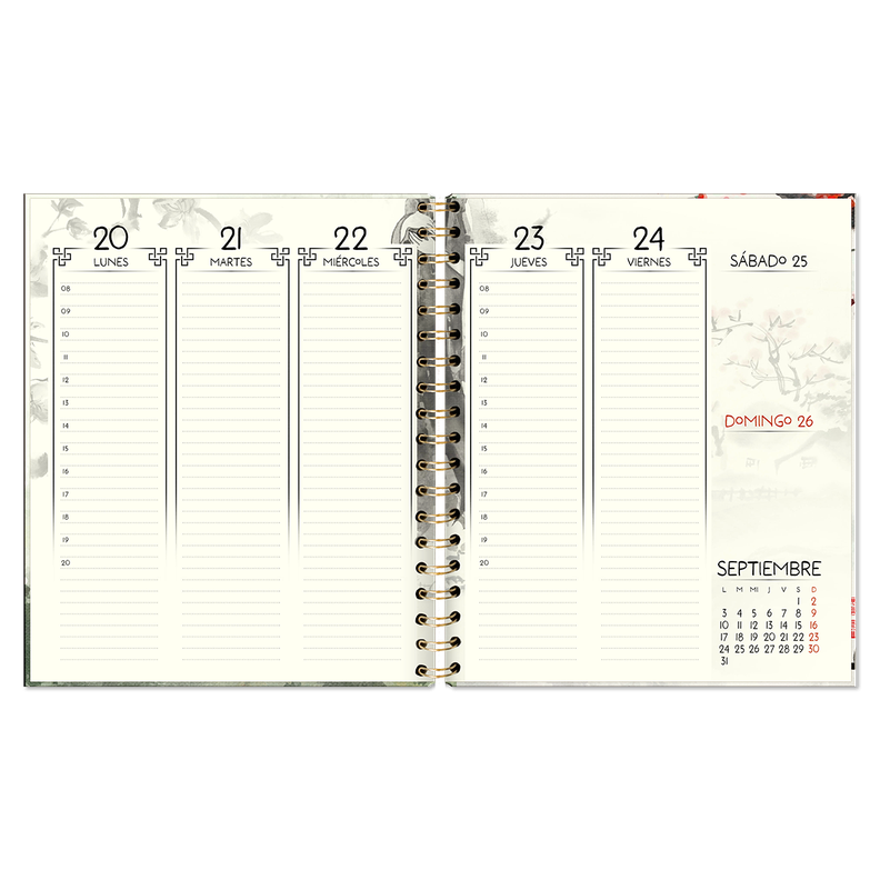 Agenda Samsara Collection To The Dawn Semana a la Vista 2024-1