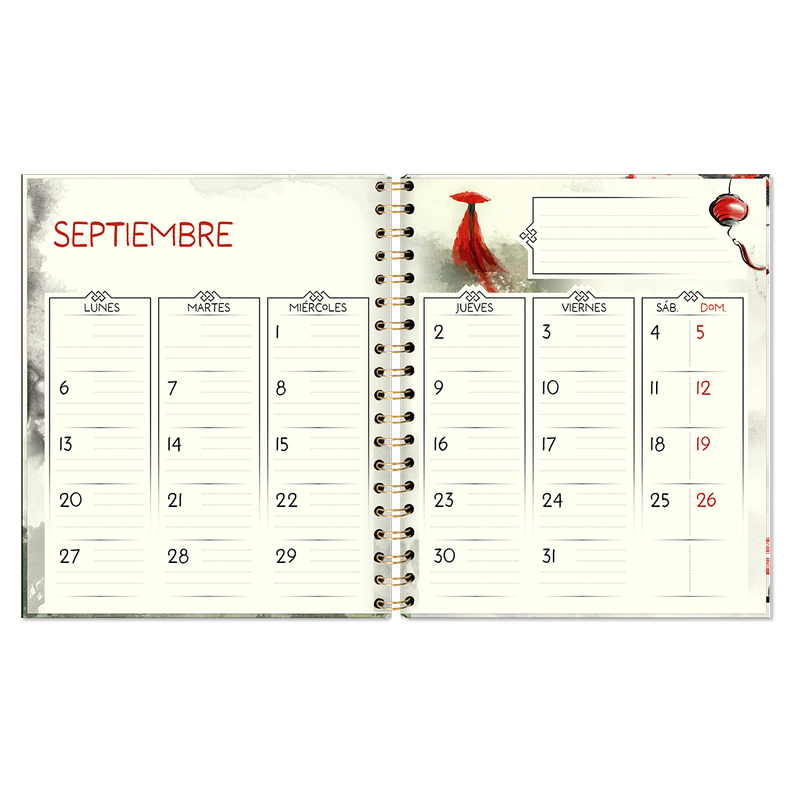 Agenda Samsara Collection To The Dawn Semana a la Vista 2024-2