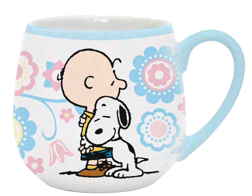 Tazon De Lujo Snoopy Y Sus Amigos - Con Los Amigos En Casa-0