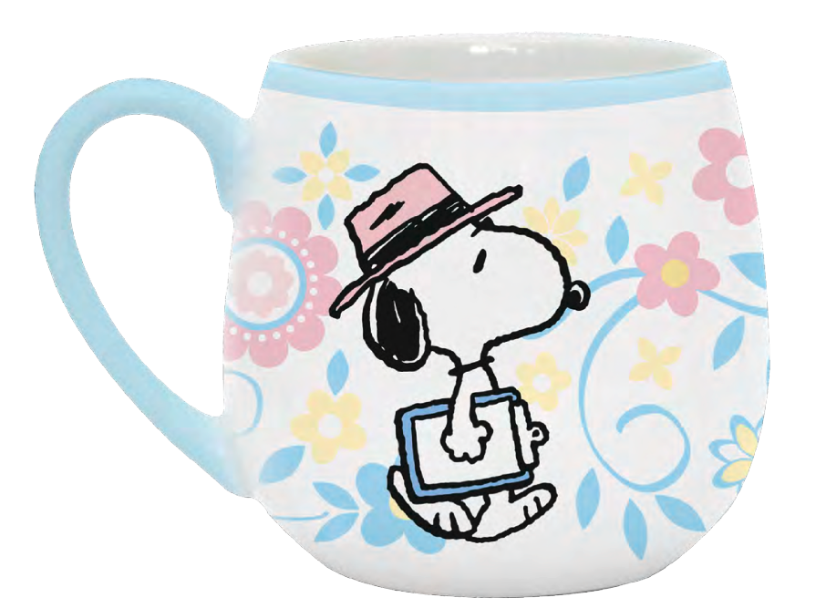Tazon De Lujo Snoopy Y Sus Amigos - Con Los Amigos En Casa-1