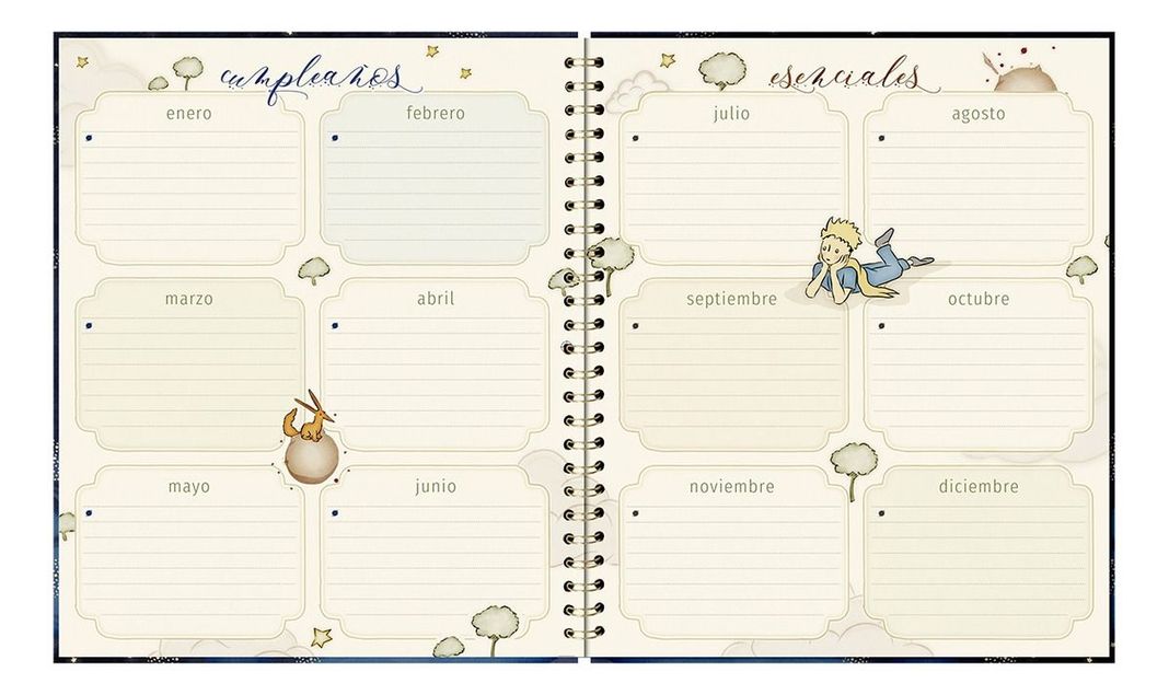 Agenda El Principito Escuchar las Estrellas Dia x Pag 2025-3