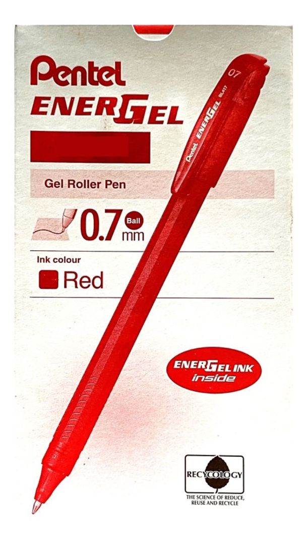 Roller Energel Lapiz Gel Pentel Makkuro 0,7mm Colores - 12un-2