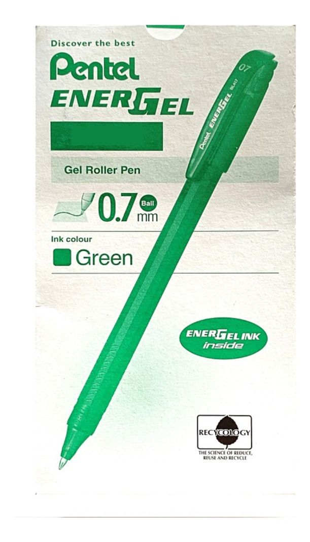 Roller Energel Lapiz Gel Pentel Makkuro 0,7mm Colores - 12un-5