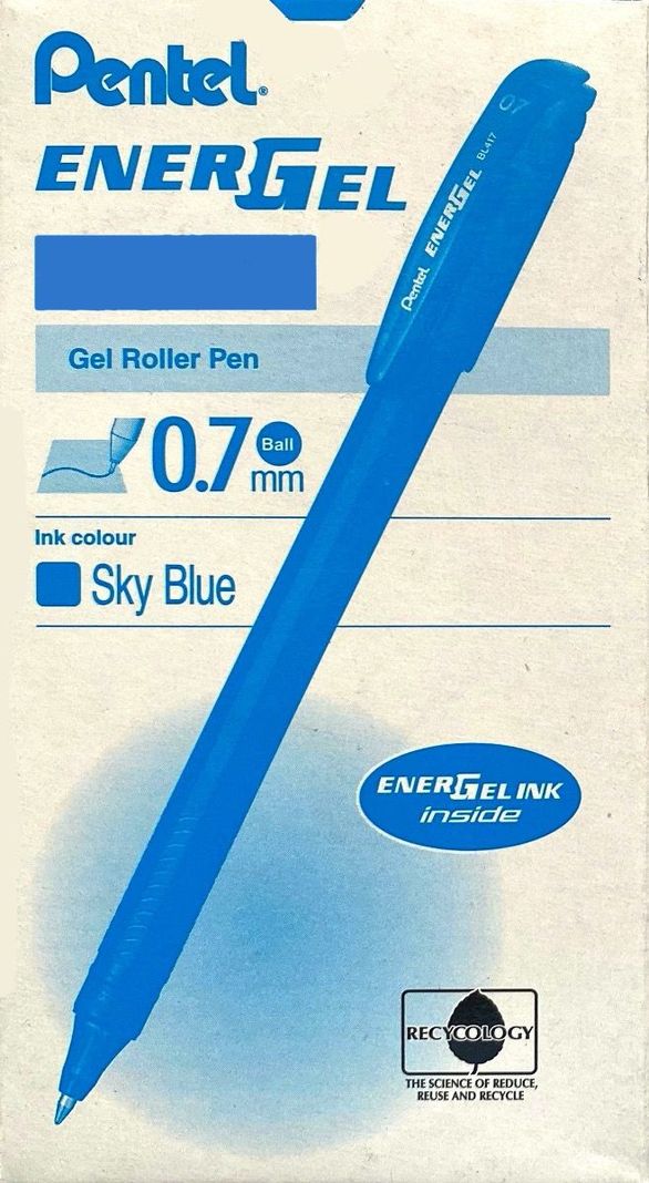Roller Energel Lapiz Gel Pentel Makkuro 0,7mm Colores - 12un-6