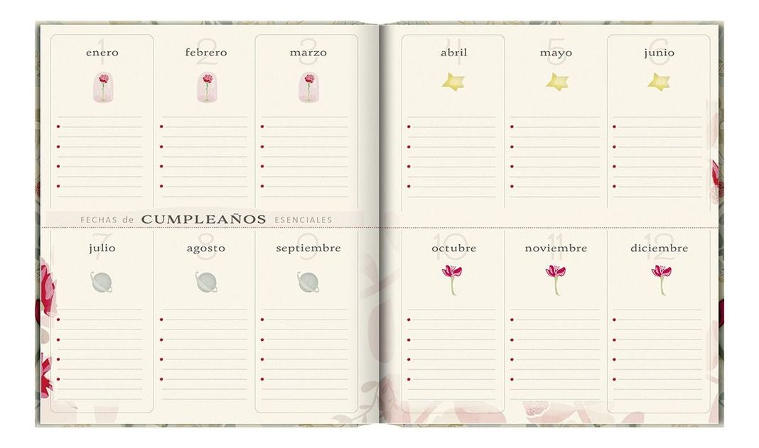 Agenda El Principito Tu Eres Mi Flor Dia x Pagina 2025-2
