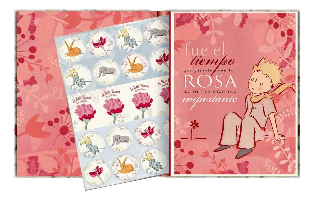 Agenda El Principito Tu Eres Mi Flor Dia x Pagina 2025-6