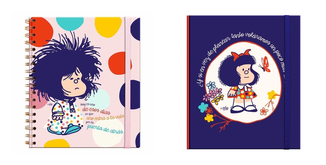 Libreta Lujo Cuaderno ESCRIBE TODO CON MAFALDA Y PORQUE NO?-0