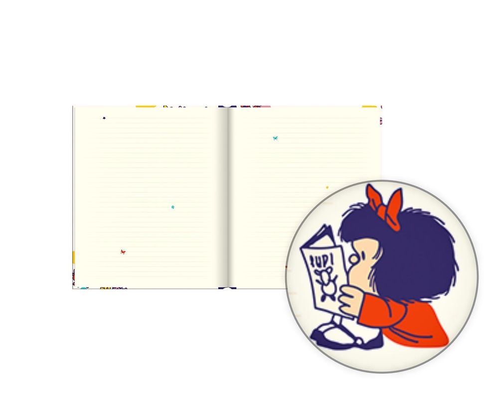 Libreta Lujo Cuaderno ESCRIBE TODO CON MAFALDA Y PORQUE NO?-5