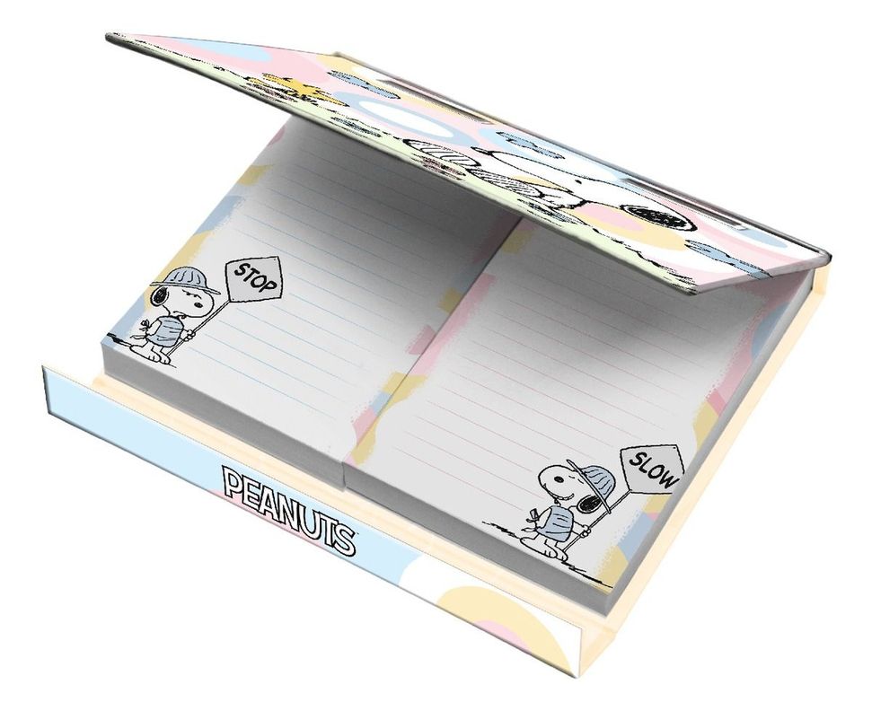Caja Lujo Nota Adh Importante / Urgente FULLPAS COLOR SNOOPY-1
