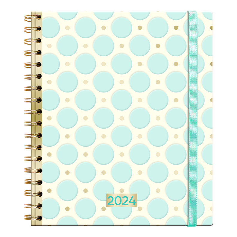 Agenda Floral Tiny Little Wonders Espiral Semana Vista 2024-0