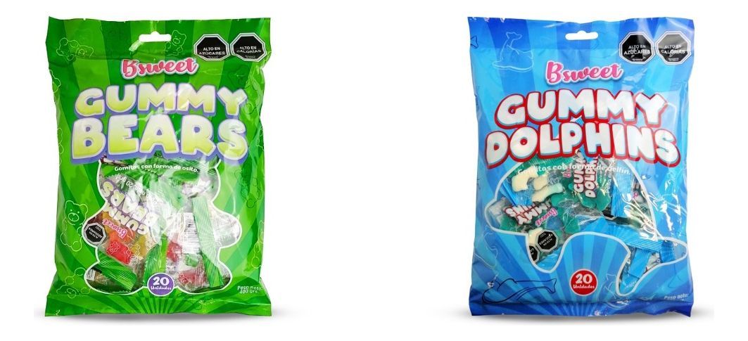 DULCE CUMPLEAÑO FIESTA GOMITAS FORMA DELFINES Y ANILLOS SOUR-4