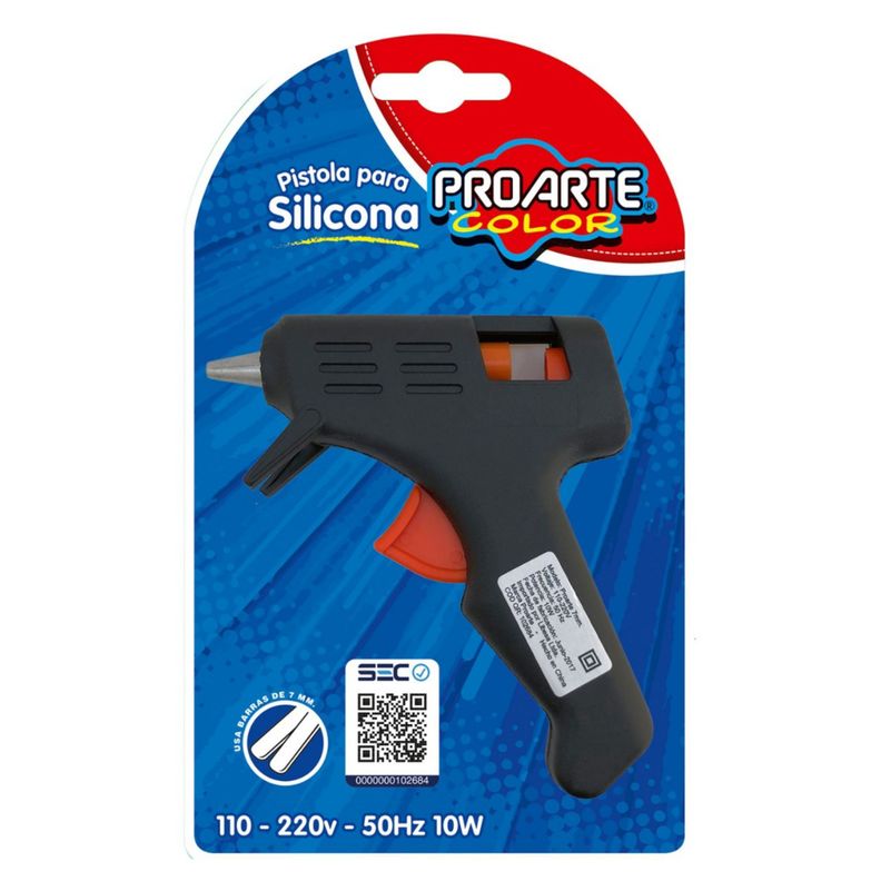 Pistola Silicona Electric 7mm Manualidad + 10 Barra Silicona-1